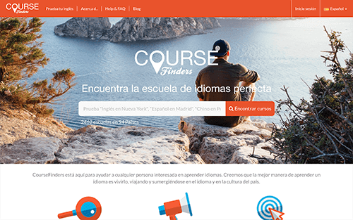 Captura de pantalla de Course Finders